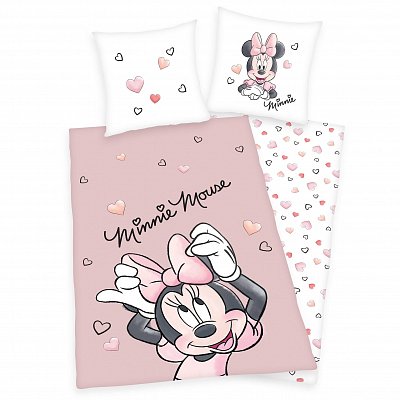 Disney sada přikrývek Minnie Mouse 135 x 200 cm / 80 x 80 cm